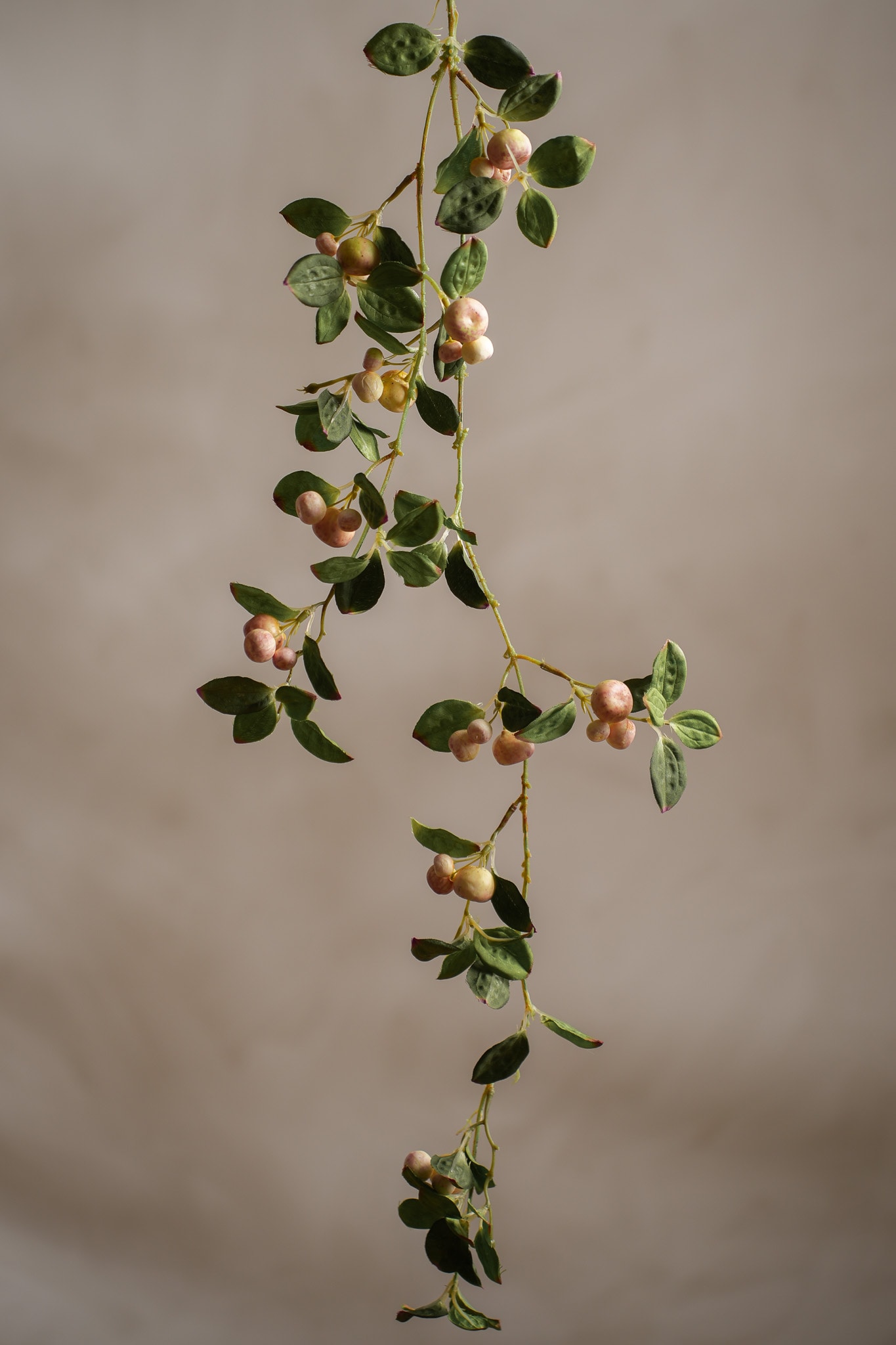 Konstgjord rosa Äppelgirlang 90cm