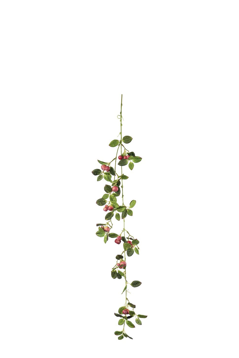 Konstgjord röd Äppelgirlang 90cm