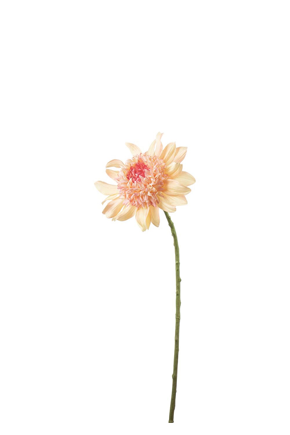 Konstgjord persikofärgad Dahlia 62cm