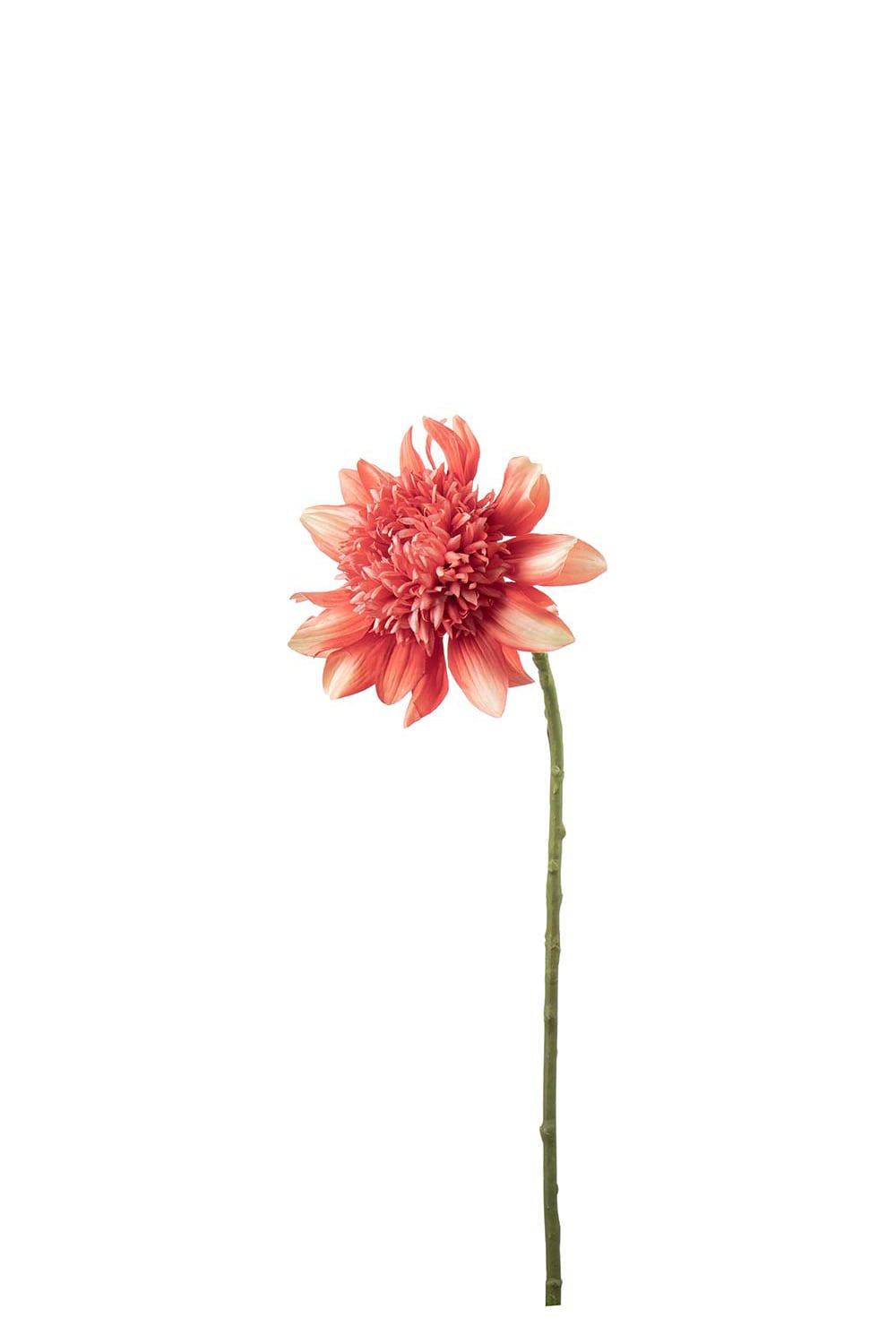 Konstgjord korallfärgad Dahlia 62cm