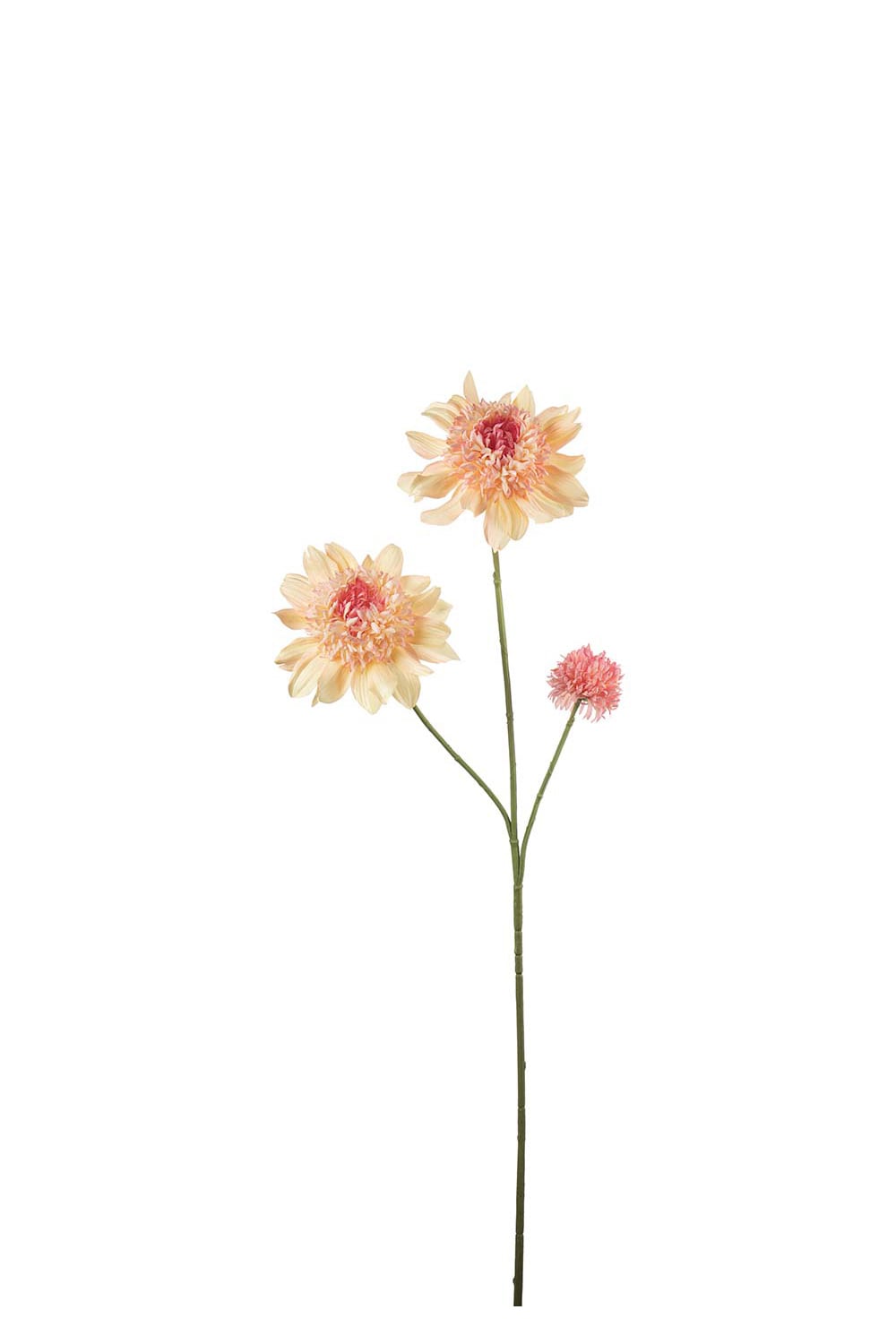 Konstgjord persikofärgad Dahlia 95cm