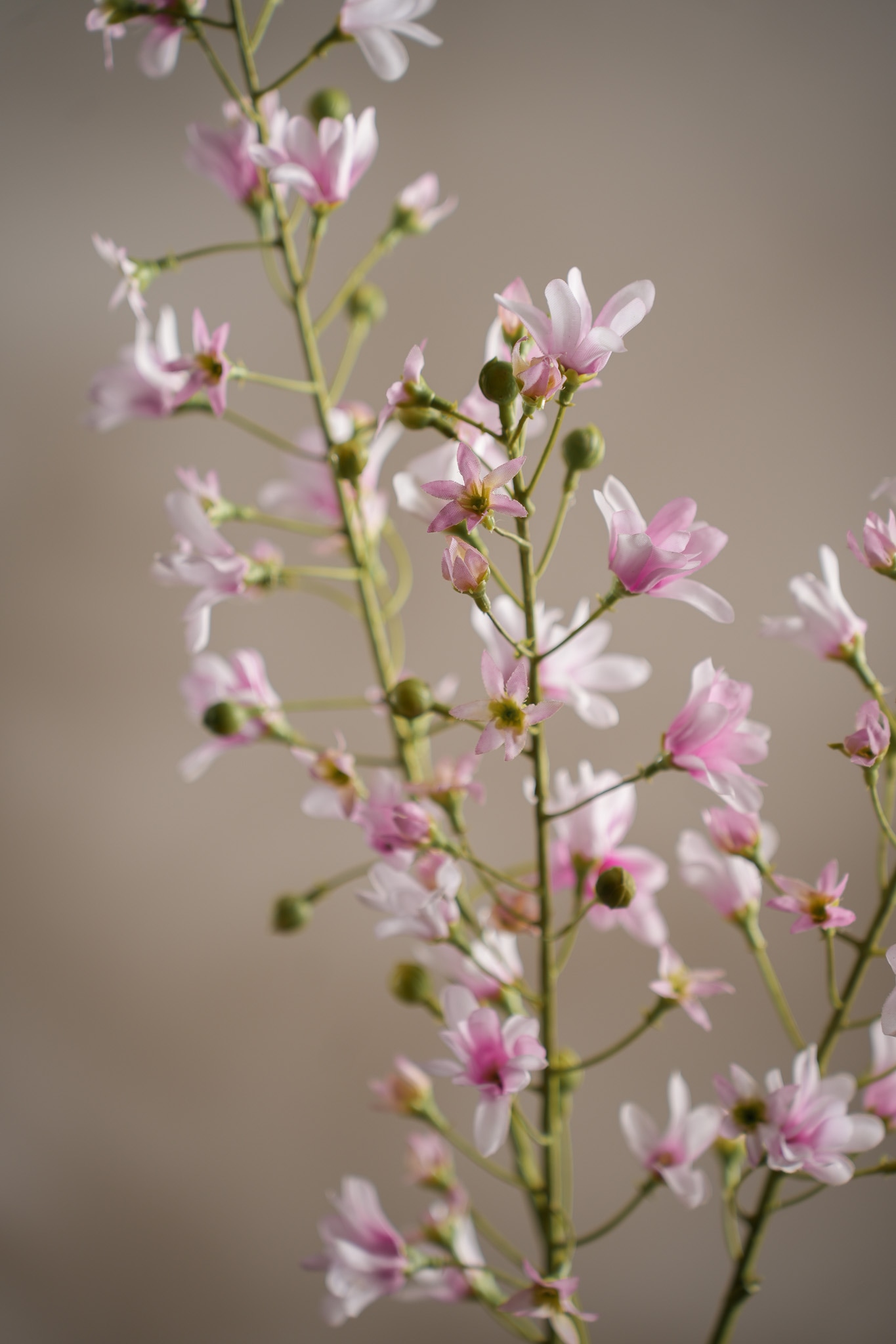 Konstgjord rosa Blomkvist 110cm