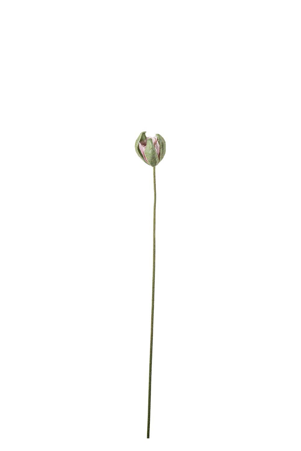 Konstgjord lila Vallmoknopp 78cm