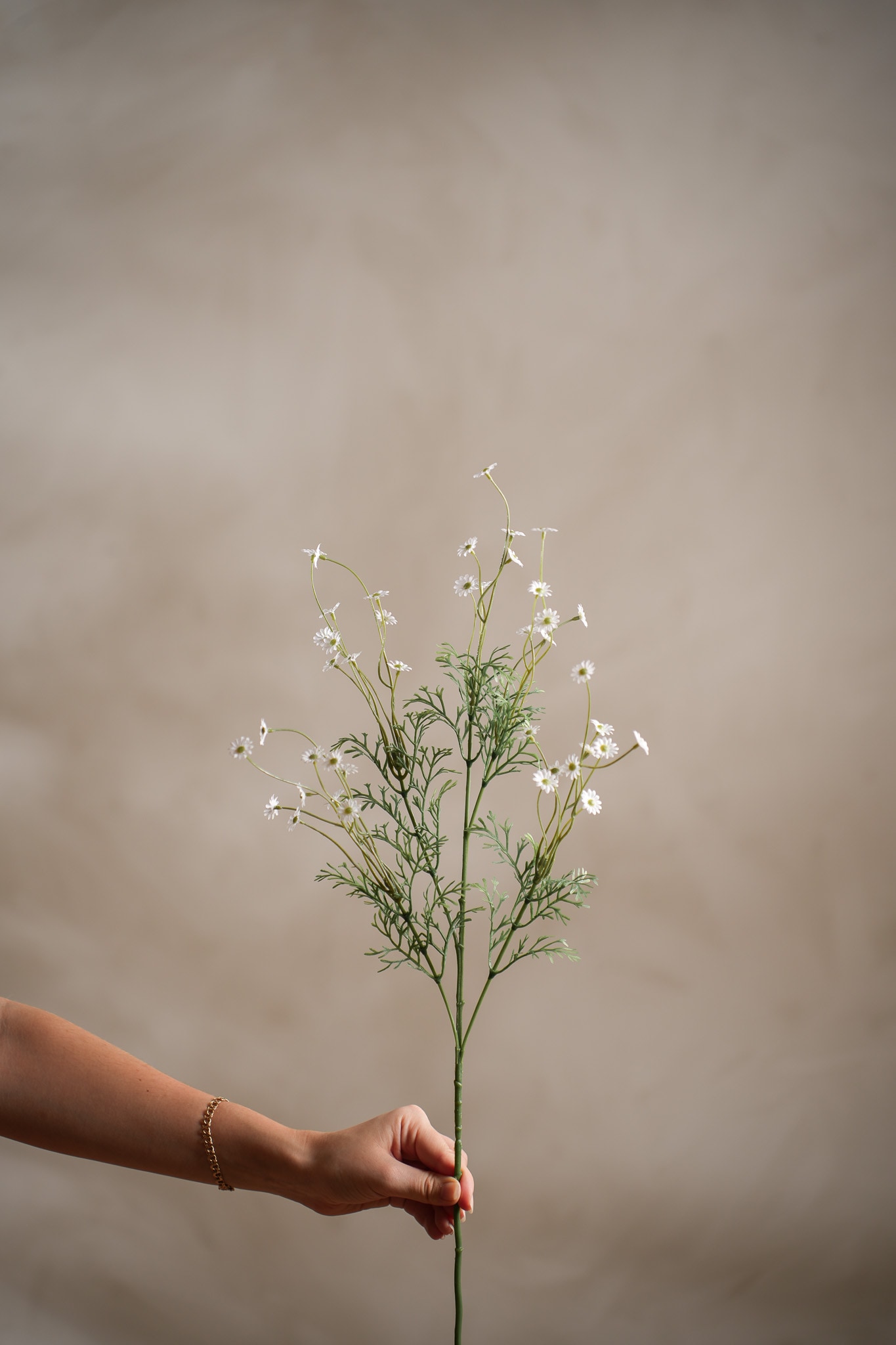 Konstgjord vit Daisy 72cm
