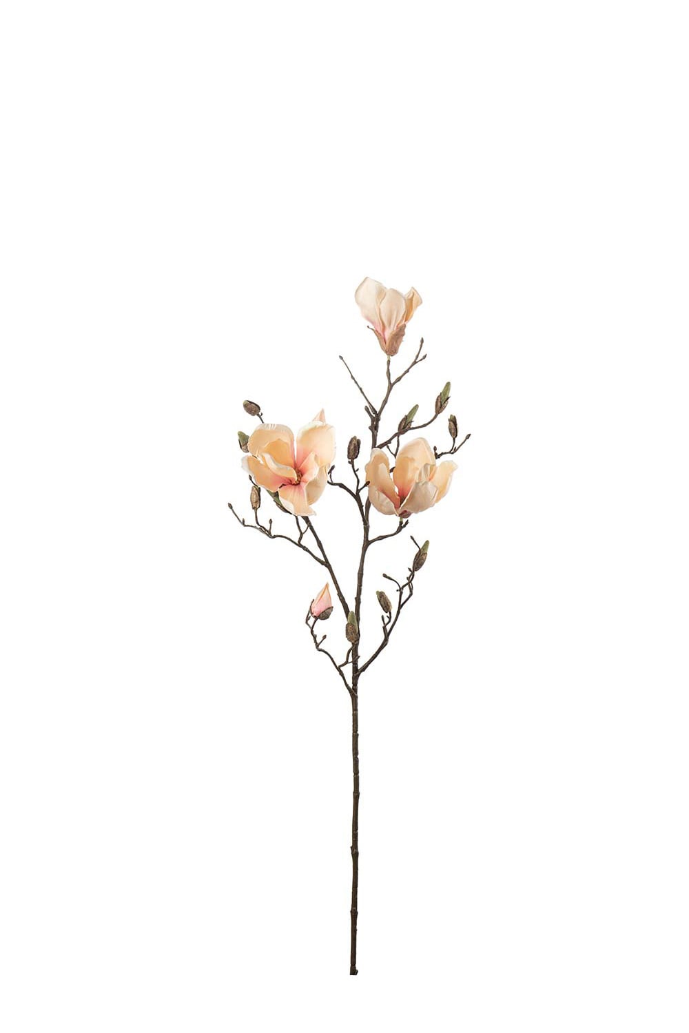 Konstgjord persikofärgad Magnolia 88cm