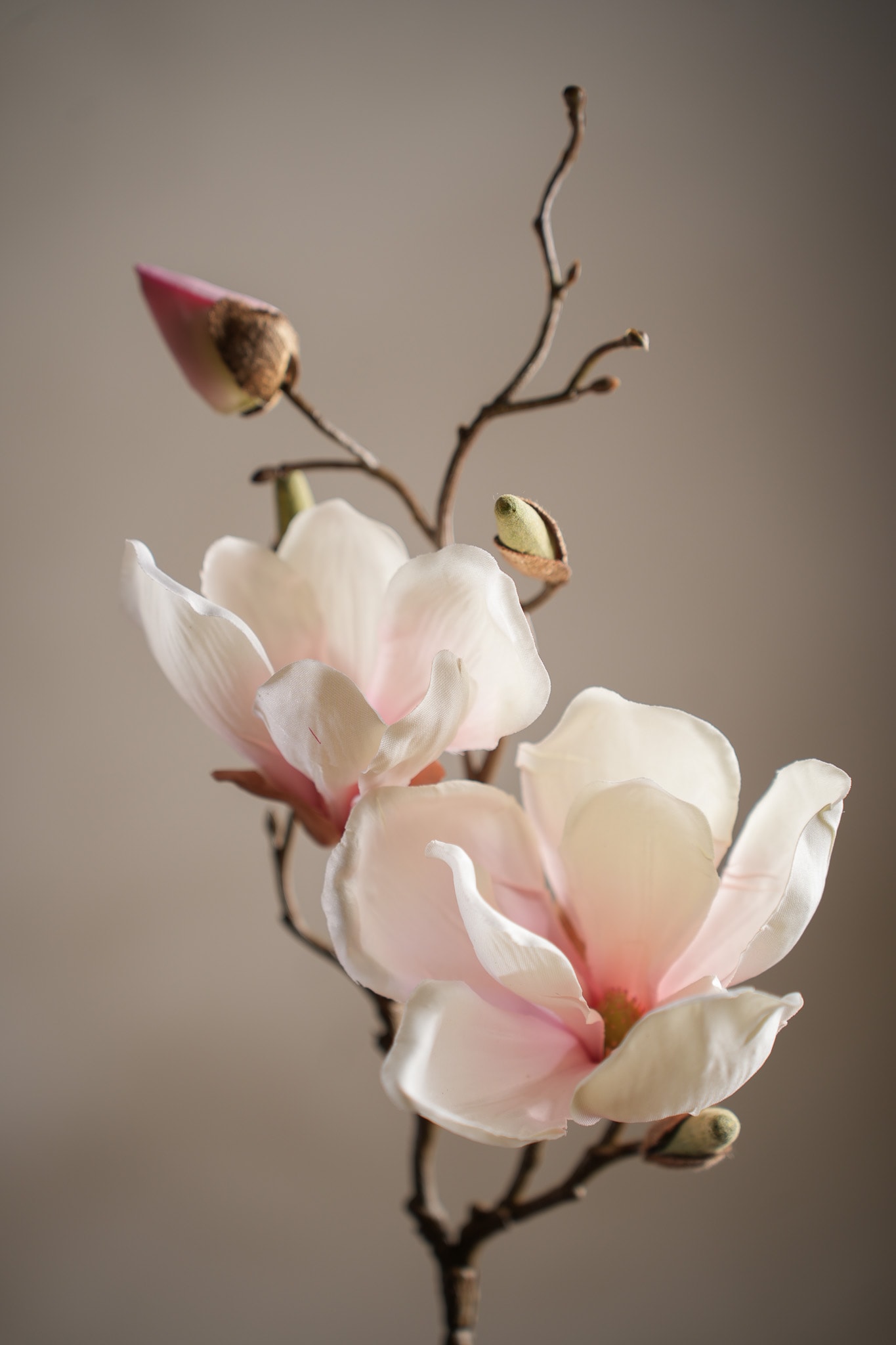 Konstgjord rosa Magnolia 45cm