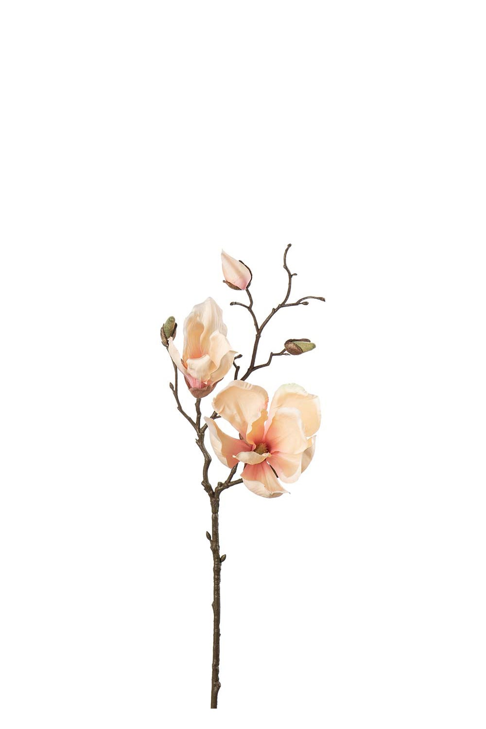Konstgjord persikofärgad Magnolia 45cm