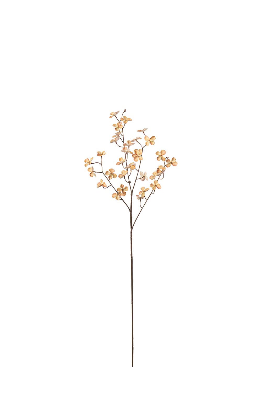 Konstgjord persikofärgad Hortensia 72cm