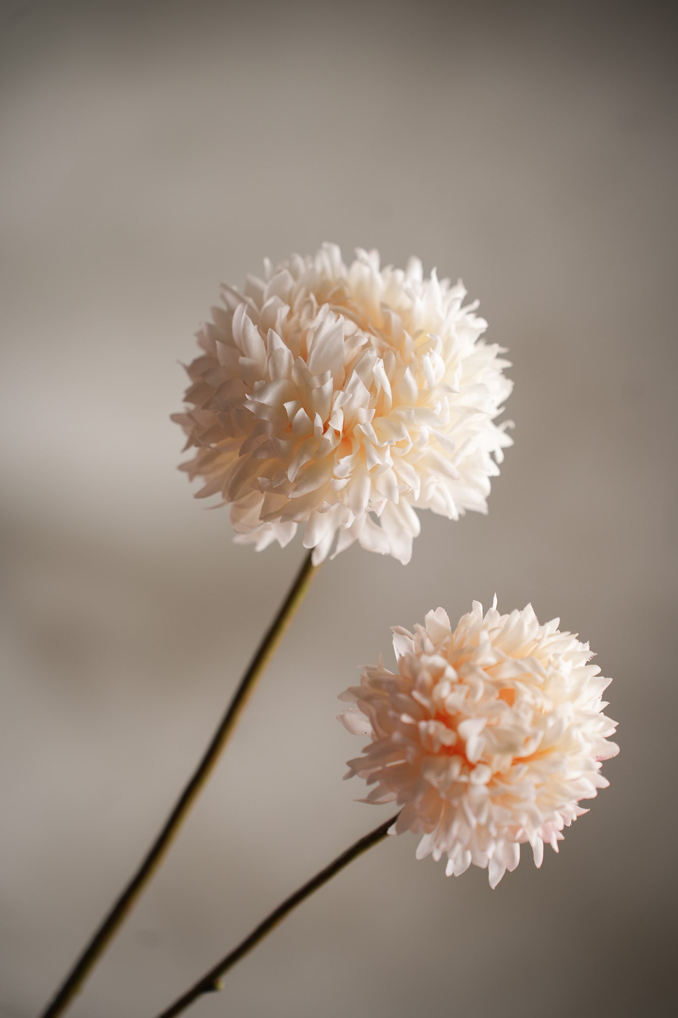 Konstgjord cremefärgad Chrysanthemum 65cm