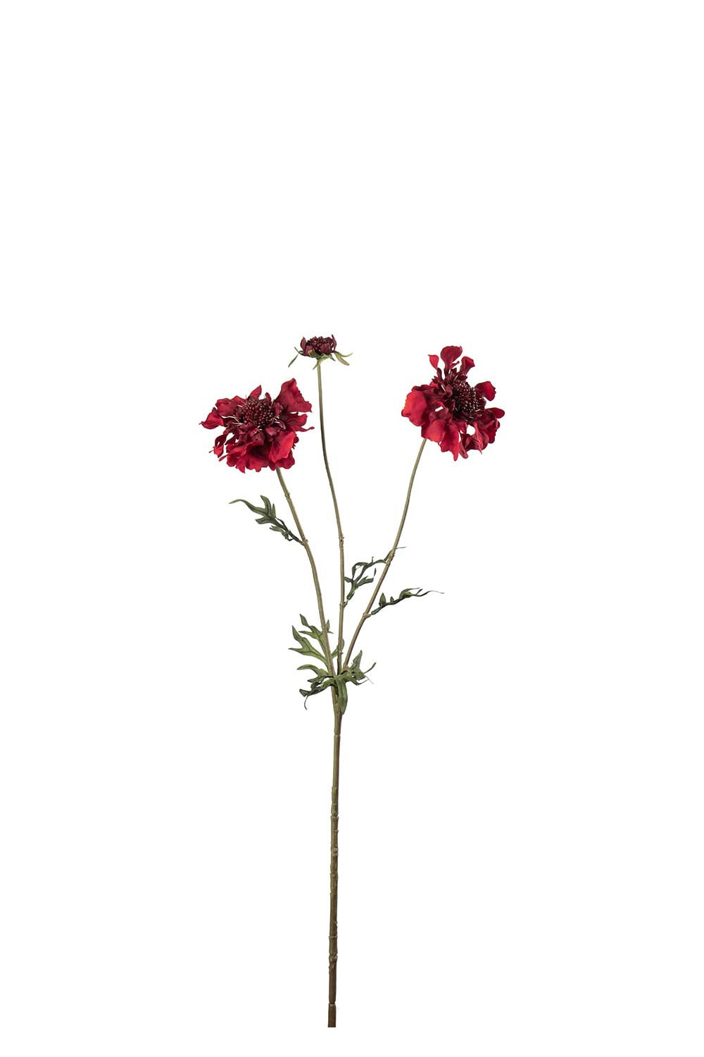Konstgjord röd Scabiosa 65cm