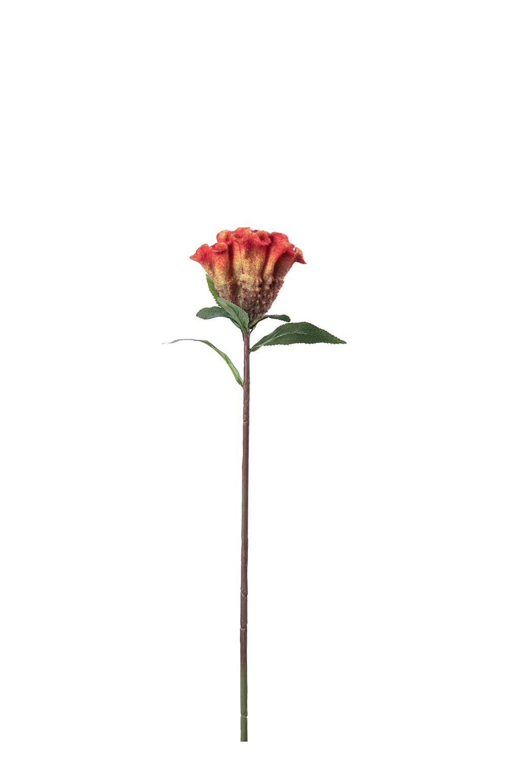 Konstgjord orange Celosia 67cm