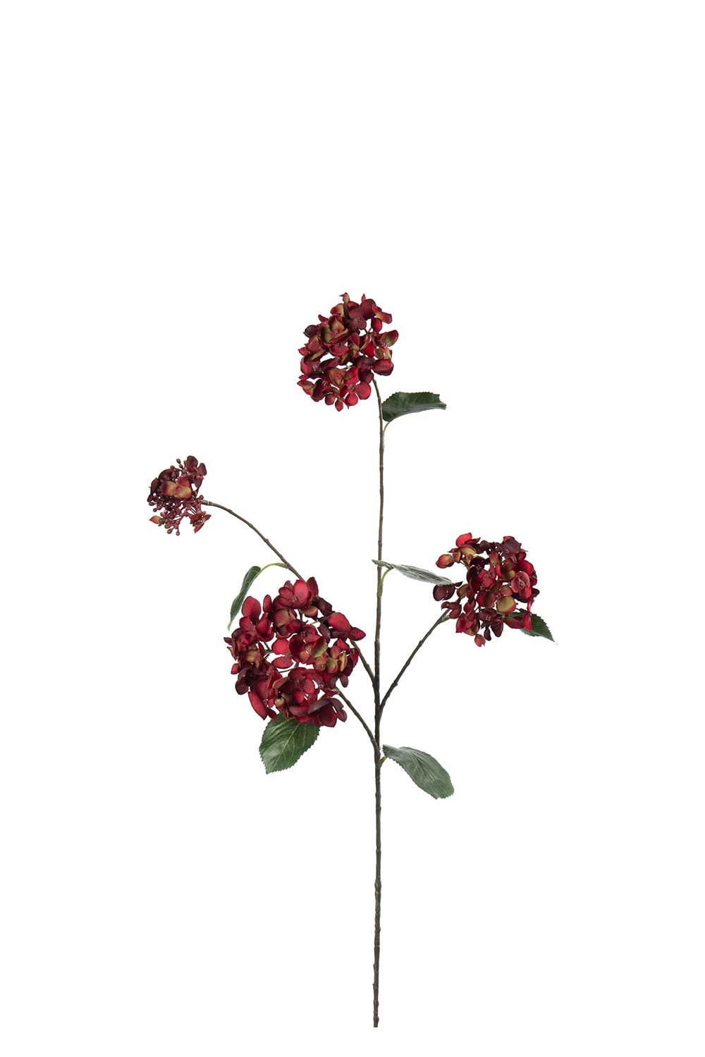 Konstgjord röd Hortensia 80cm