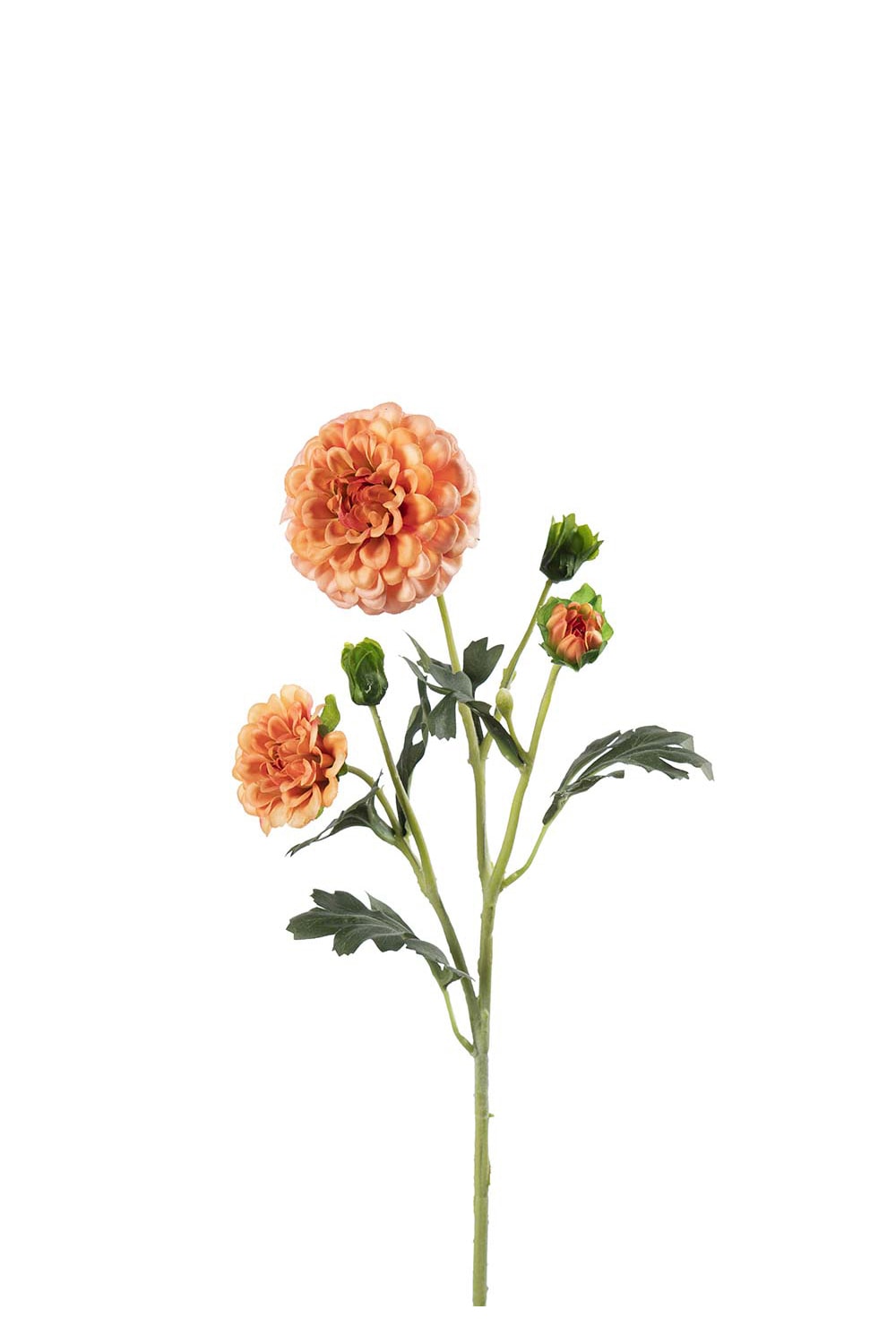 Konstgjord korallfärgad Chrysanthemum 52cm