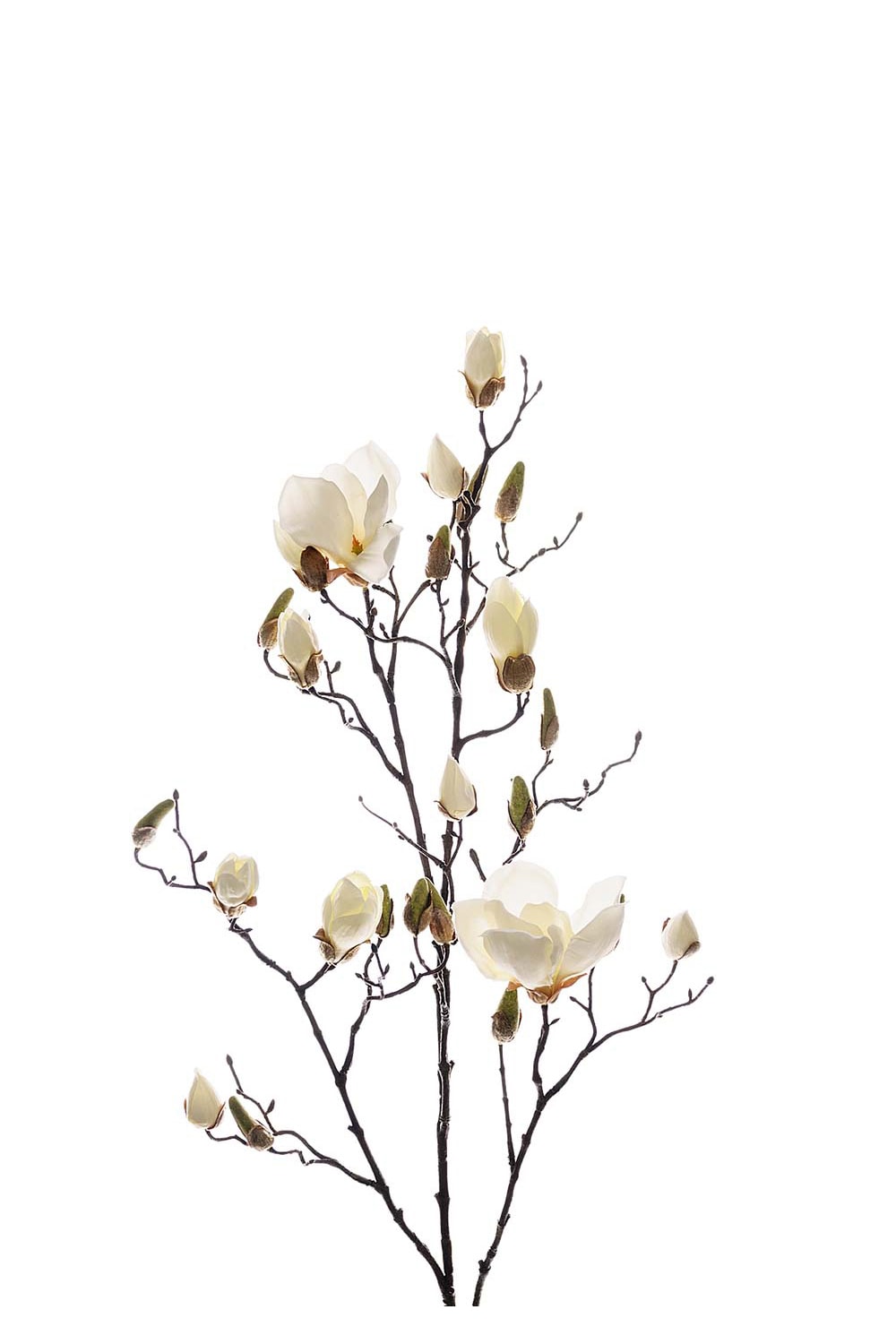 Konstgjord vit Magnolia 110cm