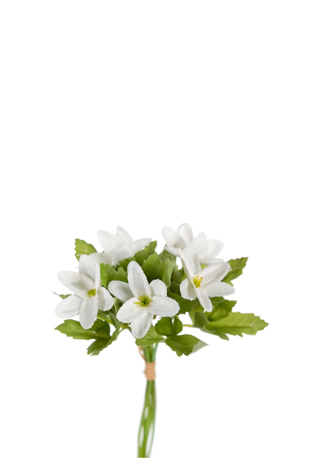 Konstgjord vit Vitsippa 18cm
