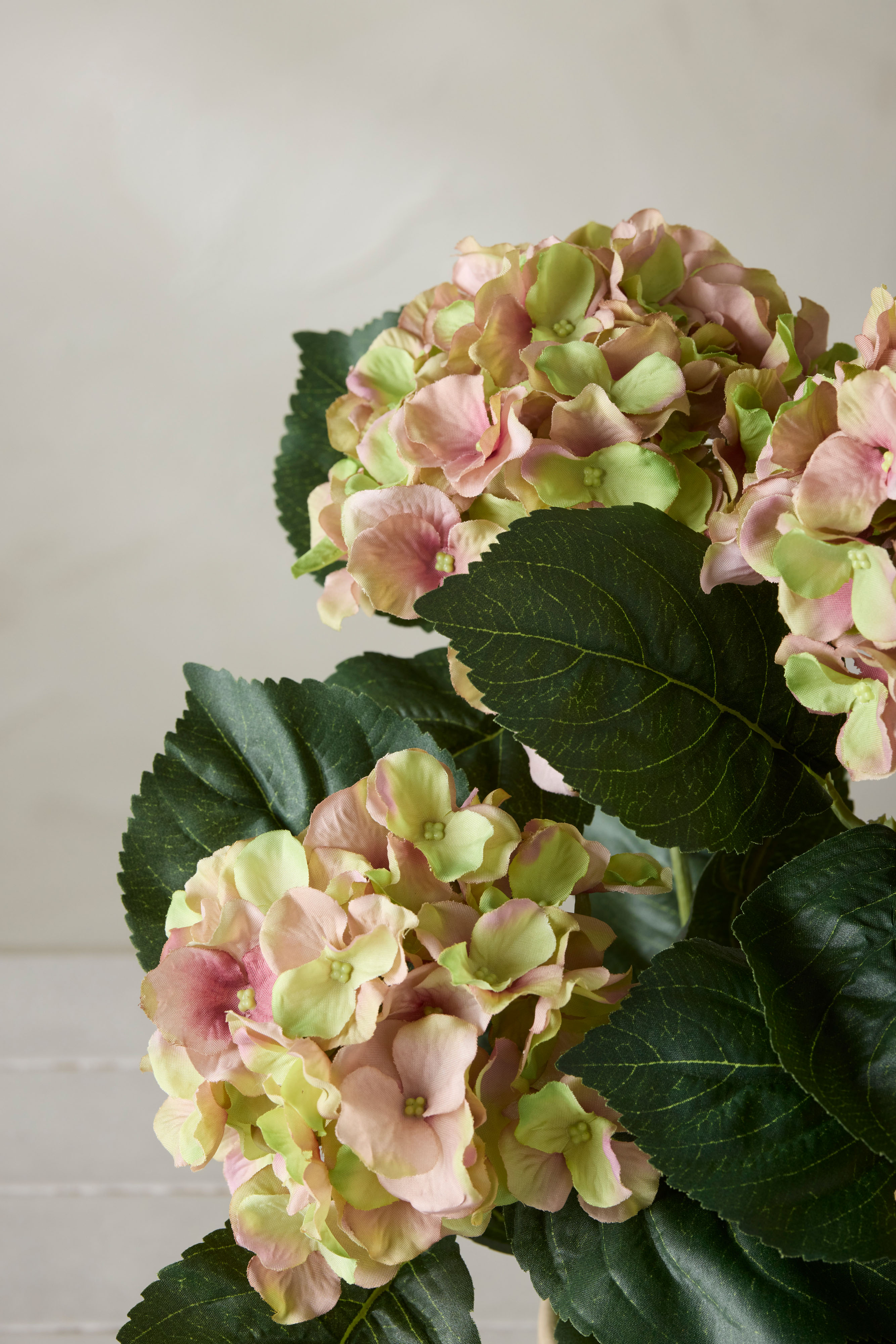 Konstgjord rosa Hortensia 37cm