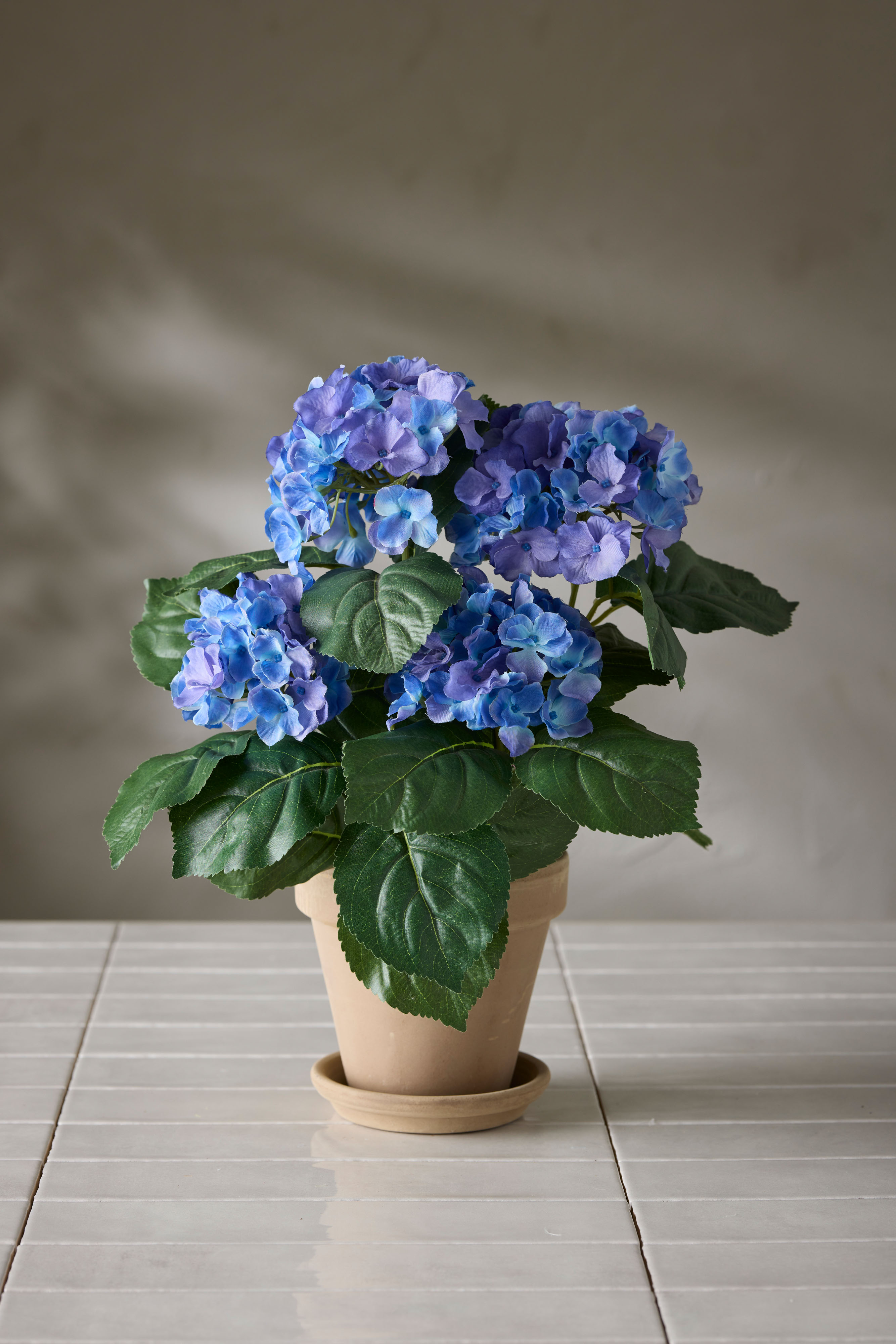 Konstgjord blå Hortensia 37cm