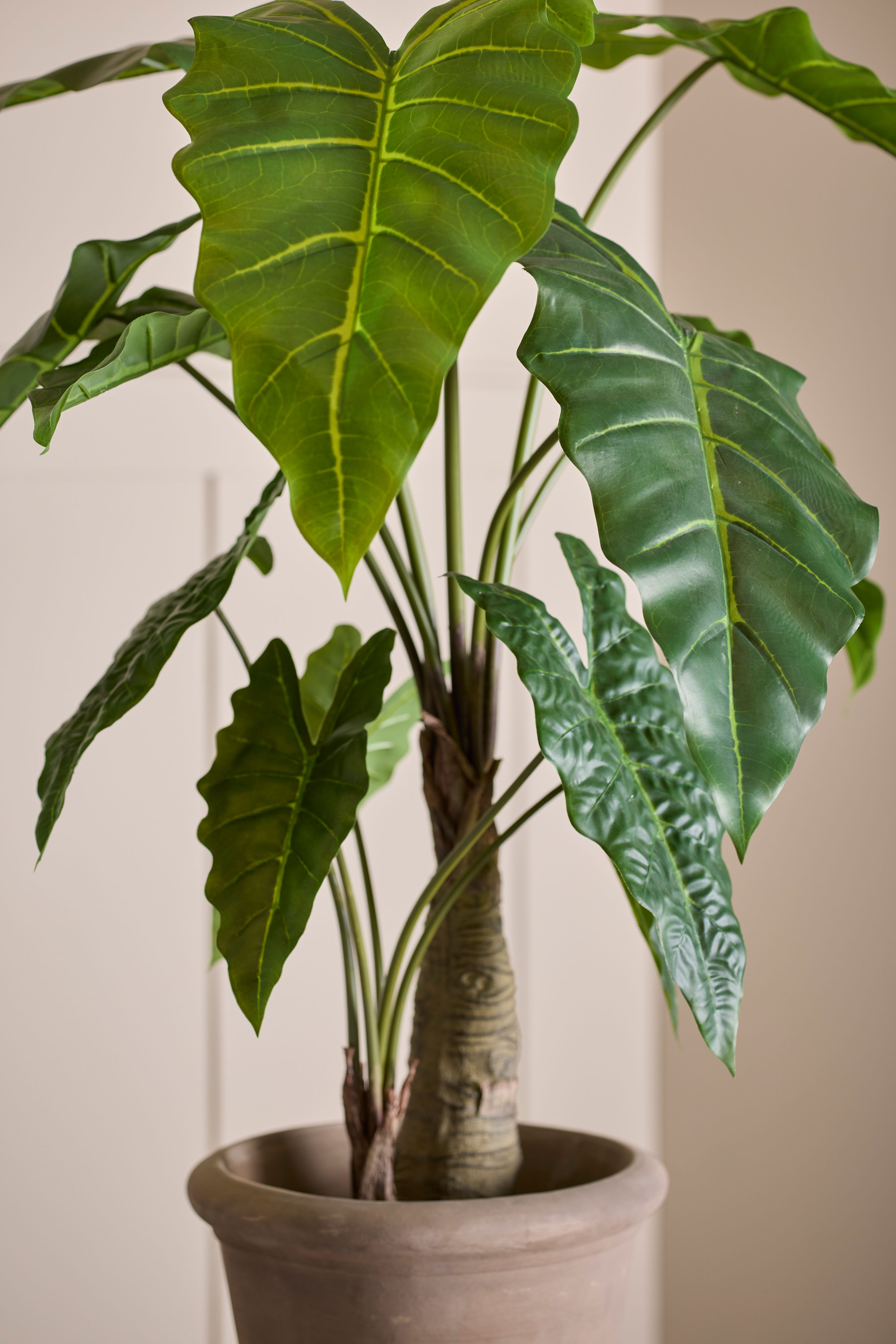 Konstgjord grön Alocasia 120cm