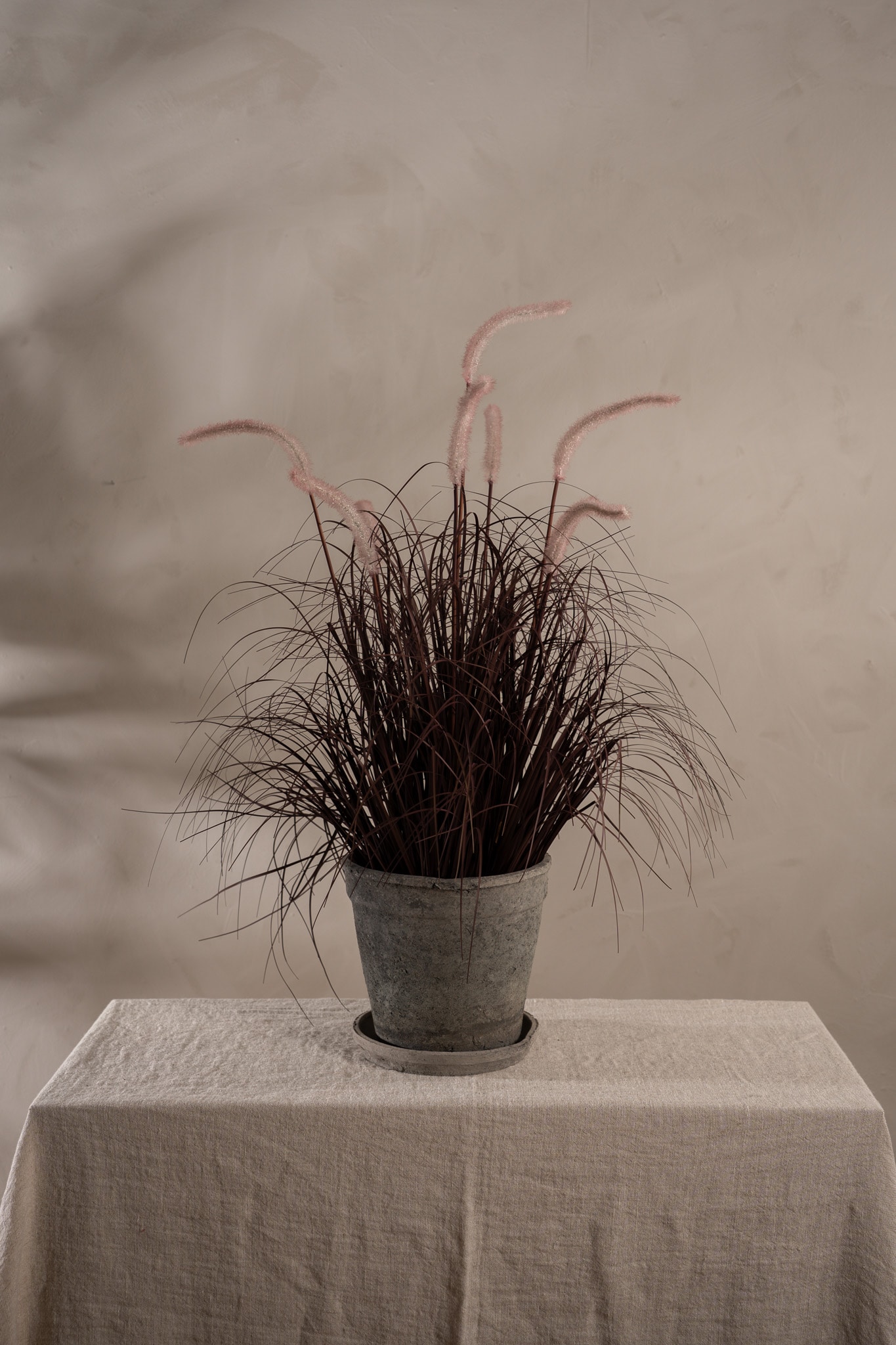 Konstgjord burgundy Gräs 90cm