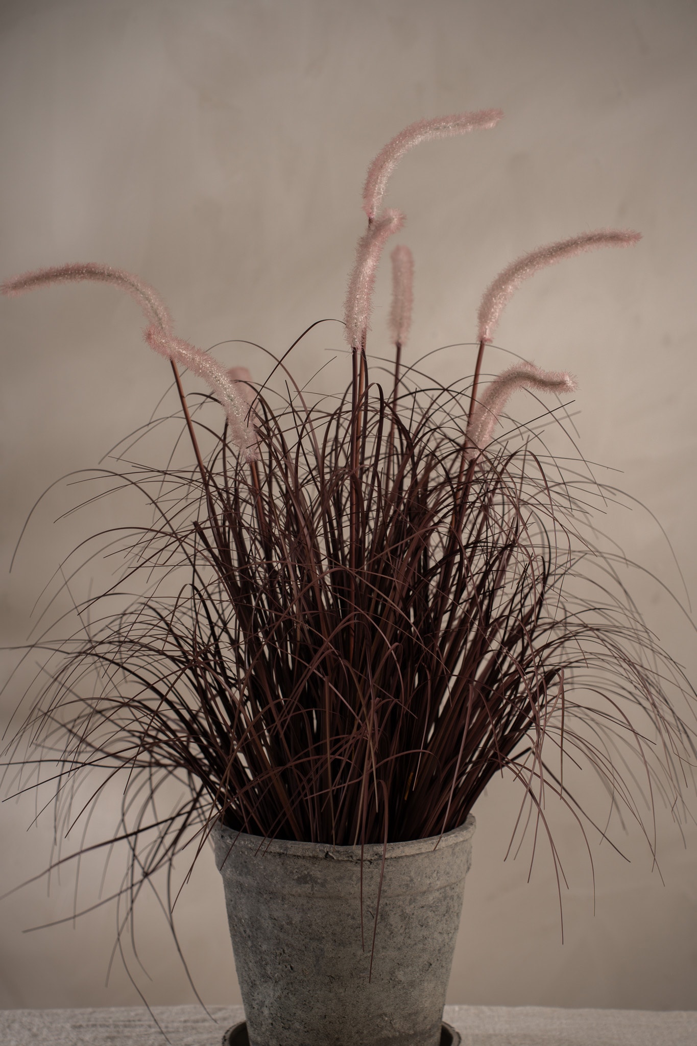 Konstgjord burgundy Gräs 90cm