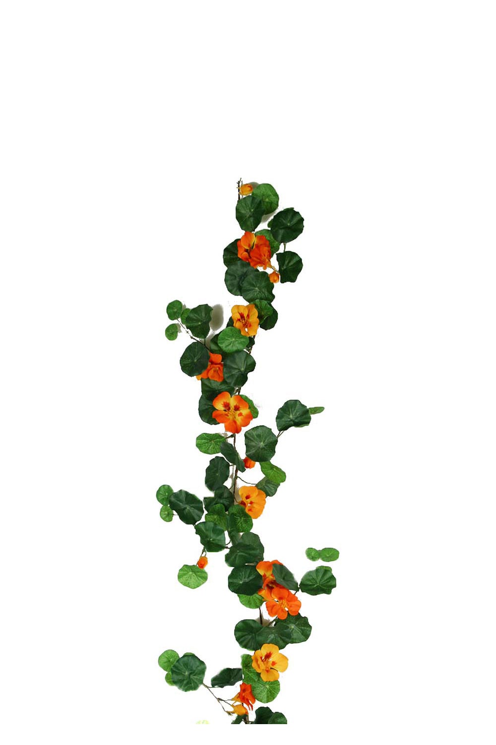 Konstgjord orange Krasse 120cm