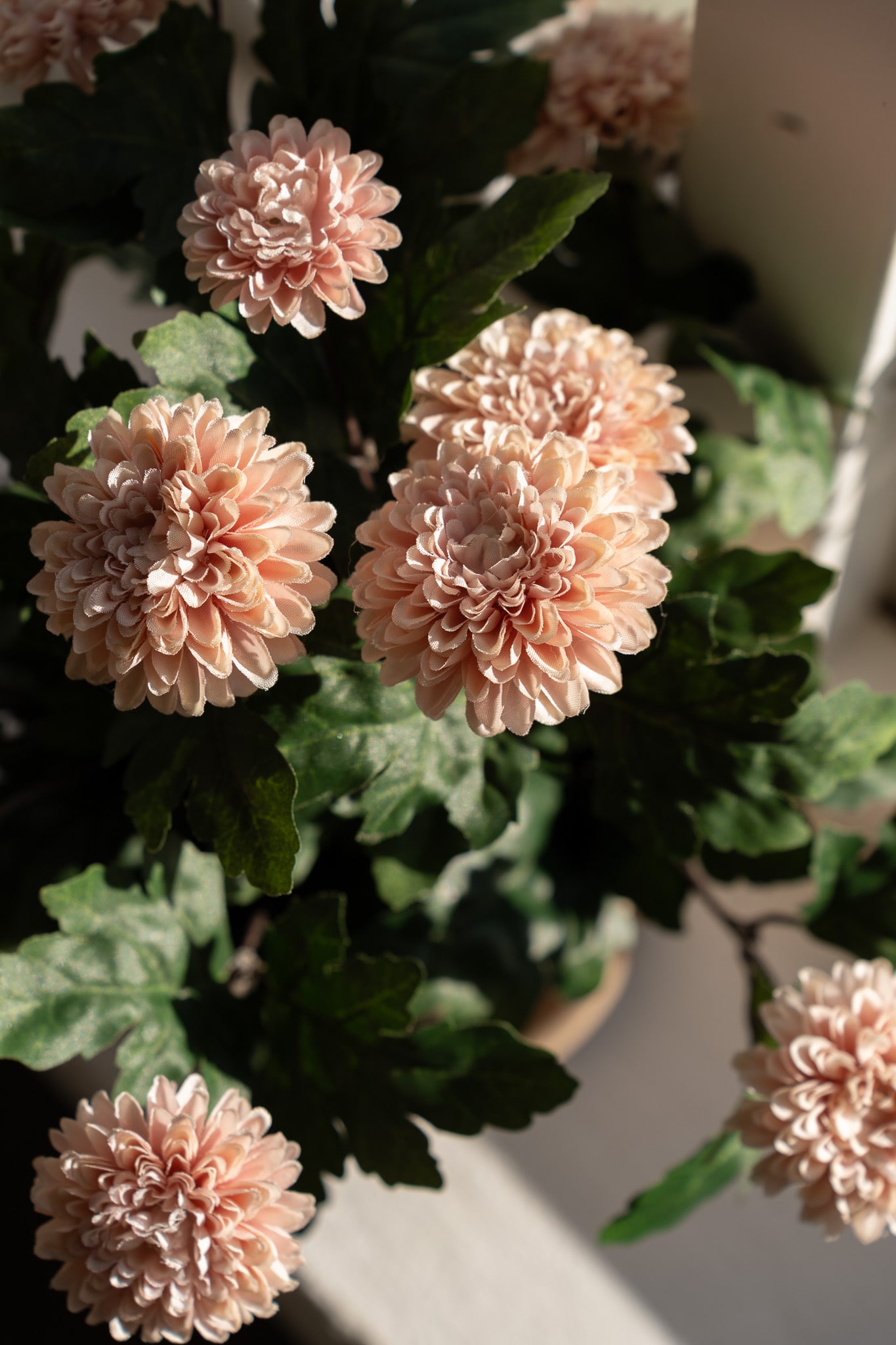 Konstgjord rosa Chrysanthemum 30cm
