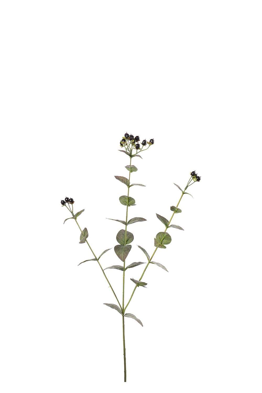 Konstgjord grön Eucalyptus med bär 72cm