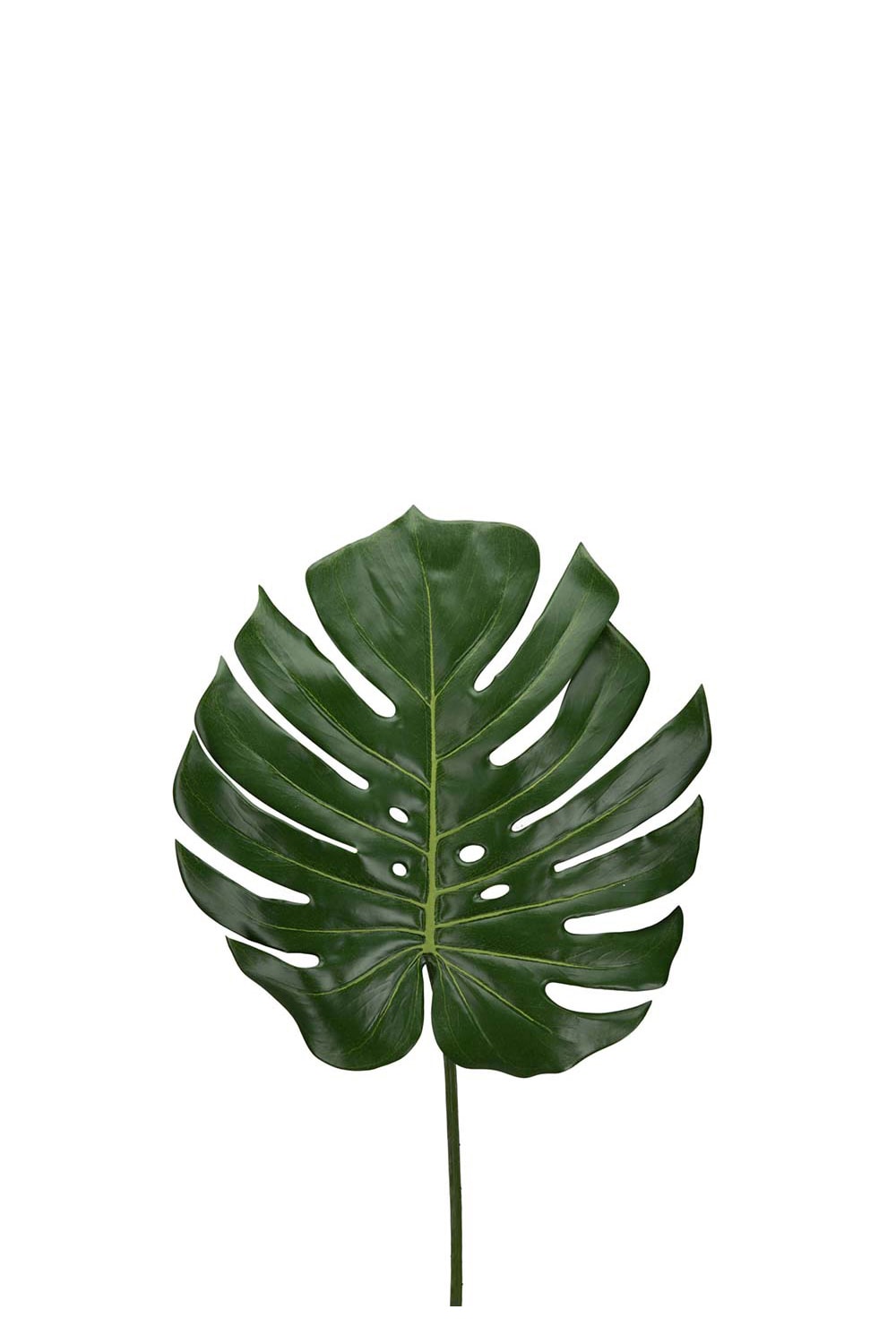 Konstgjord grön Monstera blad 60cm
