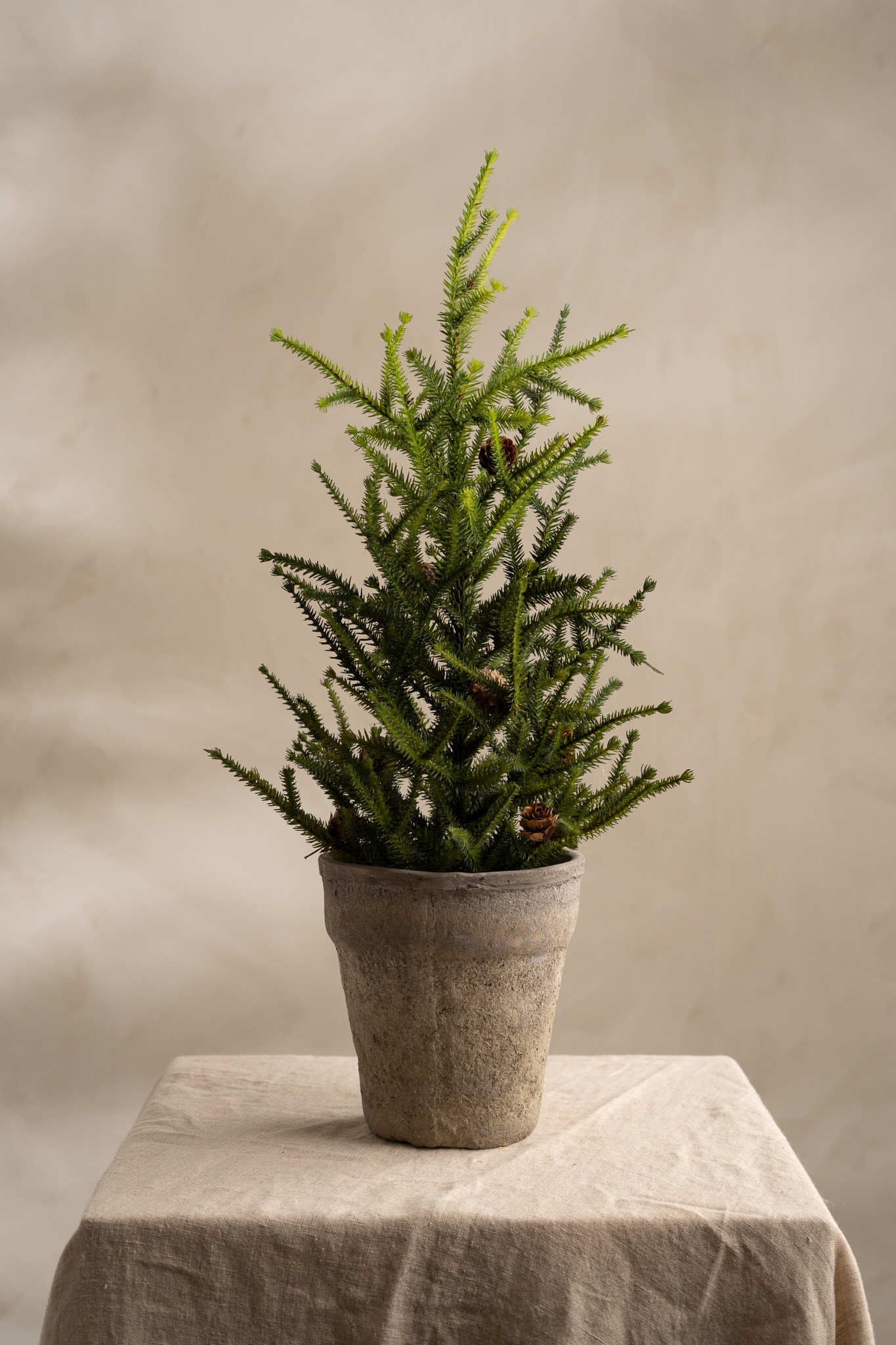 Konstgjord grön Gran 55cm