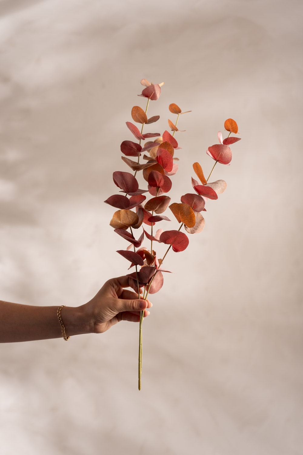Konstgjord burgundy Eucalyptus 60cm